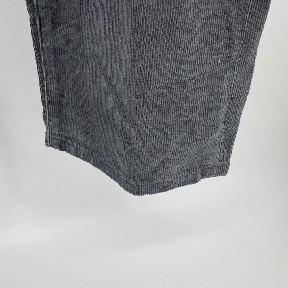 Todd Snyder Mens Slim Fit Corduroy Pants 38x32 Charcoal Grey Stretch 5-Pocket